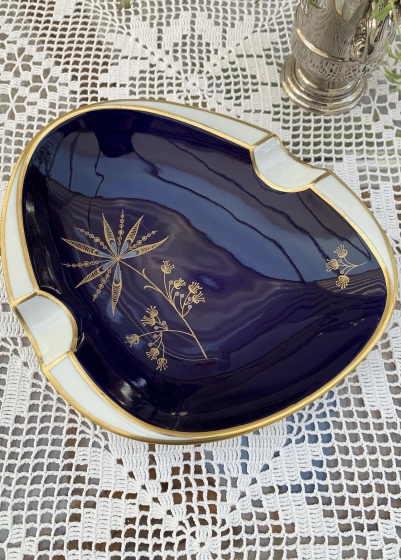 Пепельница ECHT WEIMAR KOBALT / Германия 