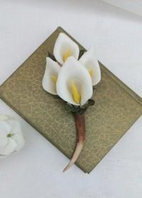 Цветочный букет / Фарфор Каподимонте / Италия