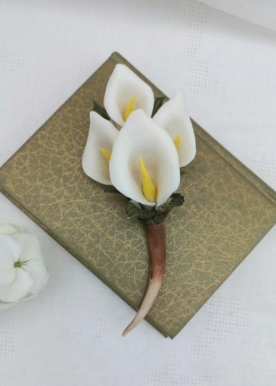 Цветочный букет / Фарфор Каподимонте / Италия