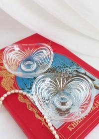 Пара хрустальных подсвечников / Западная Европа