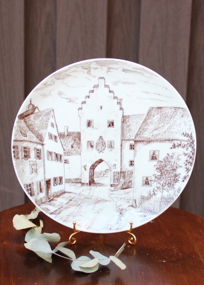Декоративная тарелка SPERRER BANK / ESCHENBACH /BAVARIA / Германия