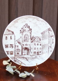 Декоративная тарелка SPERRER BANK / WUNSIEDEL /BAVARIA / Германия