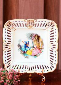 Кружевная конфетница SCHWARZENHAMMER / Бавария / Германия