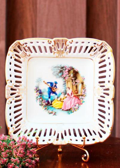 Кружевная конфетница SCHWARZENHAMMER / Бавария / Германия