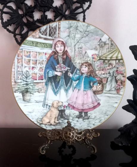 Декоративная тарелка «Букетик для мамы» / ROYAL WORCESTER  / Англия 