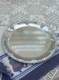 Сервировочное блюдо  / Металл, хромирование 