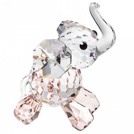 Розовый слонёнок, арт. 1193 69, Preciosa, Чехия