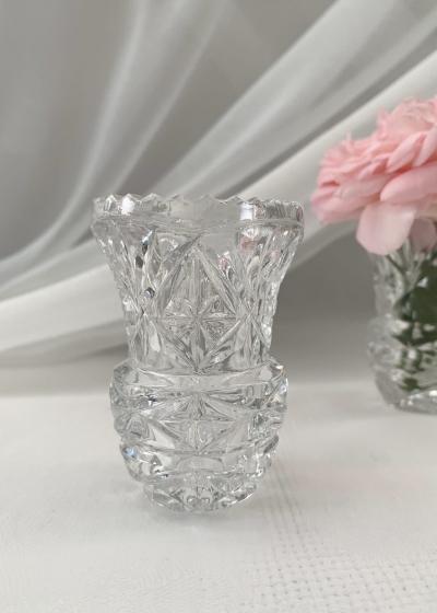 Сет из 2-х миниатюрных хрустальных вазочек Crystal D Adriana/Югославия