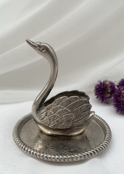 Подставка для колец и украшений в виде лебедя 